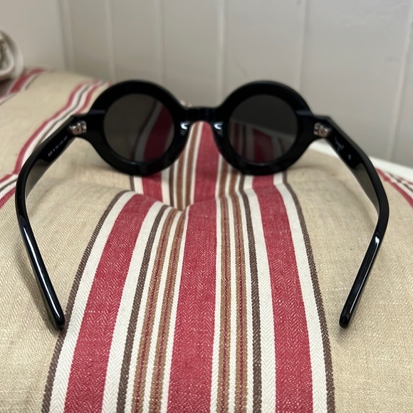 Chanel Paris Runway Round Sunglasses in Black Like New - Picture 8 of 16